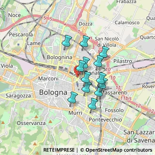 Mappa Via San Donato, 40138 Bologna BO, Italia (1.27308)