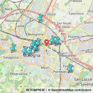 Mappa Via San Donato, 40138 Bologna BO, Italia (1.75364)