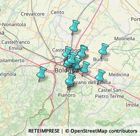 Mappa Via San Donato, 40138 Bologna BO, Italia (7.34933)
