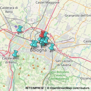 Mappa Via San Donato, 40138 Bologna BO, Italia (2.13417)