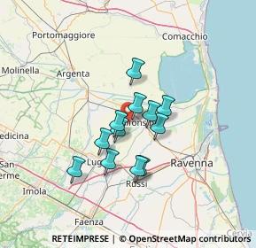 Mappa Via Nuova, 48011 Alfonsine RA, Italia (9.75833)