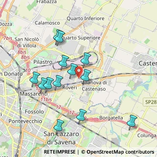 Mappa Via del Tornitore, 40138 Bologna BO, Italia (1.94615)