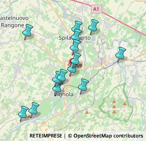 Mappa Via Antonio Fogazzaro, 41058 Vignola MO, Italia (3.57643)