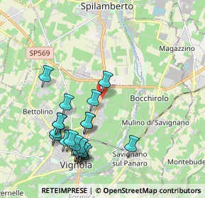 Mappa Via Antonio Fogazzaro, 41058 Vignola MO, Italia (2.185)