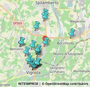 Mappa Via Antonio Fogazzaro, 41058 Vignola MO, Italia (1.953)