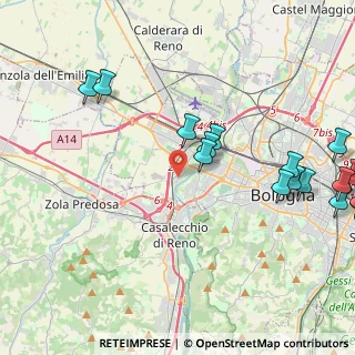 Mappa Via Clelia Barbieri, 40132 Bologna BO, Italia (5.5375)