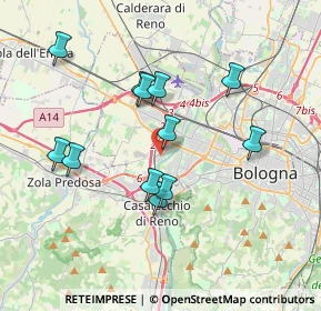 Mappa Via Clelia Barbieri, 40132 Bologna BO, Italia (3.4525)