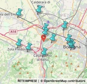 Mappa Via Clelia Barbieri, 40132 Bologna BO, Italia (3.73083)
