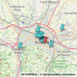 Mappa Via Alessandro Cervellati, 40122 Bologna BO, Italia (1.86545)