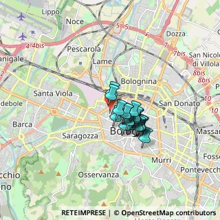 Mappa Via Alessandro Cervellati, 40122 Bologna BO, Italia (1.0475)