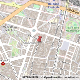 Mappa Via San Carlo, 44, 40121 Bologna, Bologna (Emilia Romagna)