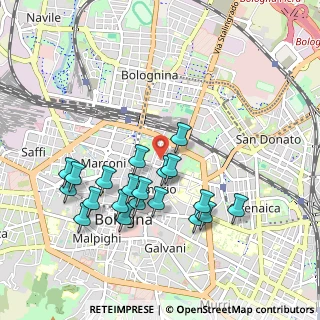 Mappa Via Francesco Todaro, 40126 Bologna BO, Italia (0.9565)