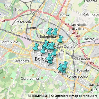 Mappa Via Francesco Todaro, 40126 Bologna BO, Italia (1.20643)