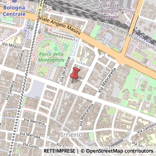 Mappa Via Irnerio, 12, 40126 Bologna, Bologna (Emilia Romagna)
