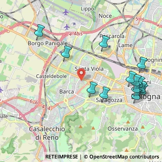 Mappa Via Dossi Dosso, 40133 Bologna BO, Italia (2.56769)