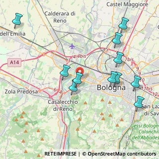 Mappa Via Dossi Dosso, 40133 Bologna BO, Italia (4.58909)