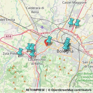 Mappa Via Dossi Dosso, 40133 Bologna BO, Italia (3.91)