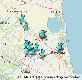 Mappa Via Edoardo Morelli, 48011 Alfonsine RA, Italia (12.462)