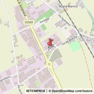 Mappa Via Po, 3, 12022 Busca, Cuneo (Piemonte)
