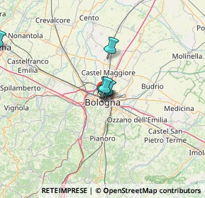 Mappa Via Strazzacappe, 40121 Bologna BO, Italia (33.21588)