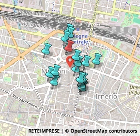 Mappa Via Strazzacappe, 40121 Bologna BO, Italia (0.289)