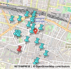 Mappa Via Strazzacappe, 40121 Bologna BO, Italia (0.478)