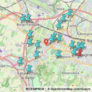 Mappa Via Battindarno, 40133 Bologna BO, Italia (2.24)
