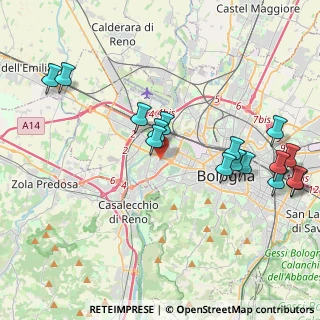 Mappa Via Battindarno, 40133 Bologna BO, Italia (4.63688)