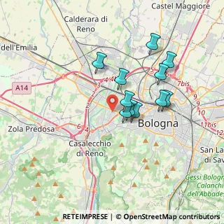 Mappa Via Battindarno, 40133 Bologna BO, Italia (2.91182)