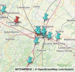 Mappa Via Ercole Graziani, 40133 Bologna BO, Italia (12.73818)