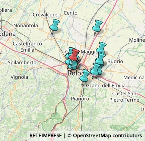 Mappa Via Ercole Graziani, 40133 Bologna BO, Italia (7.2625)