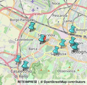 Mappa Via Ercole Graziani, 40133 Bologna BO, Italia (2.11643)