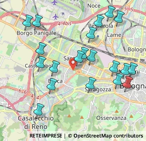 Mappa Via Ercole Graziani, 40133 Bologna BO, Italia (2.1985)