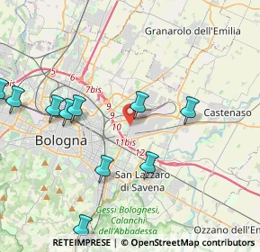 Mappa Licinio Cappelli, 40138 Bologna BO, Italia (5.02727)