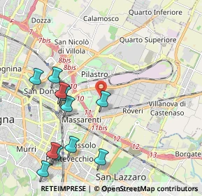 Mappa Licinio Cappelli, 40138 Bologna BO, Italia (2.39909)
