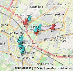 Mappa Licinio Cappelli, 40138 Bologna BO, Italia (1.77545)