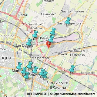 Mappa Licinio Cappelli, 40138 Bologna BO, Italia (2.47385)