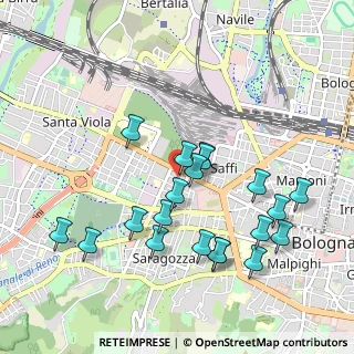 Mappa Via Col di Lana, 40131 Bologna BO, Italia (0.9975)
