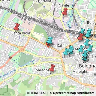 Mappa Via Col di Lana, 40131 Bologna BO, Italia (1.366)
