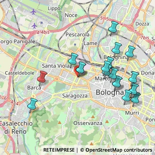 Mappa Via Col di Lana, 40131 Bologna BO, Italia (2.19)