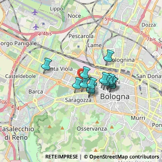 Mappa Via Col di Lana, 40131 Bologna BO, Italia (1.19214)