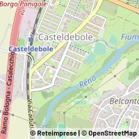 Hartă Bologna