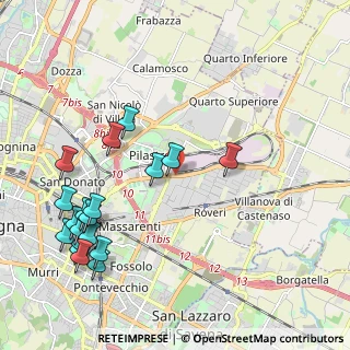 Mappa Via dell'Industria, 40133 Bologna BO, Italia (2.59)
