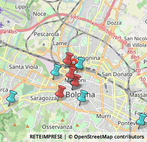 Mappa V.le Pietro Pietramellara, 40121 Bologna BO, Italia (1.98455)