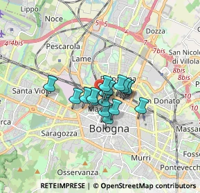 Mappa V.le Pietro Pietramellara, 40121 Bologna BO, Italia (0.90176)