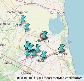 Mappa Viale degli Orsini, 48011 Alfonsine RA, Italia (12.627)