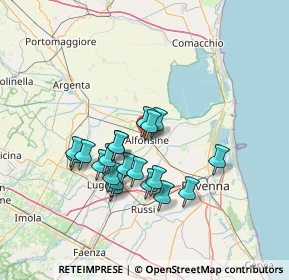 Mappa Viale degli Orsini, 48011 Alfonsine RA, Italia (11.9015)