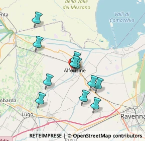 Mappa Viale degli Orsini, 48011 Alfonsine RA, Italia (6.58455)