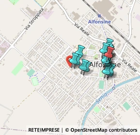 Mappa Viale degli Orsini, 48011 Alfonsine RA, Italia (0.414)