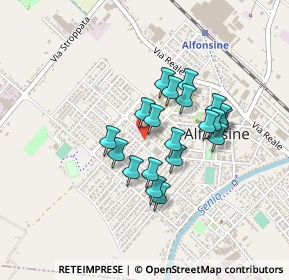 Mappa Viale degli Orsini, 48011 Alfonsine RA, Italia (0.3425)